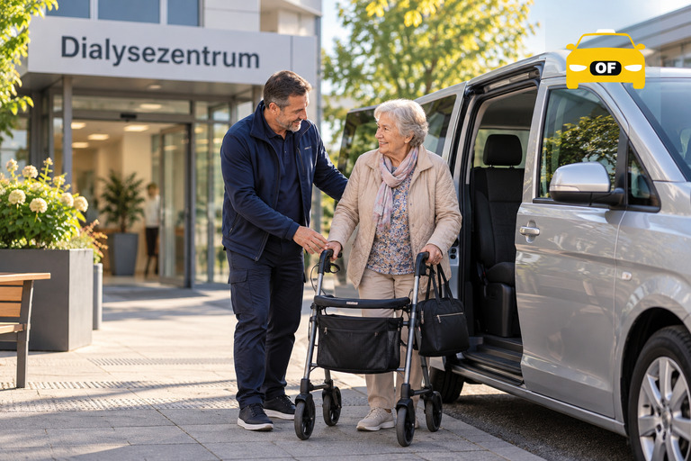 Offenbacher Fahrdienst erläutert den Wert einer verlässlichen Planung für Dialysefahrten